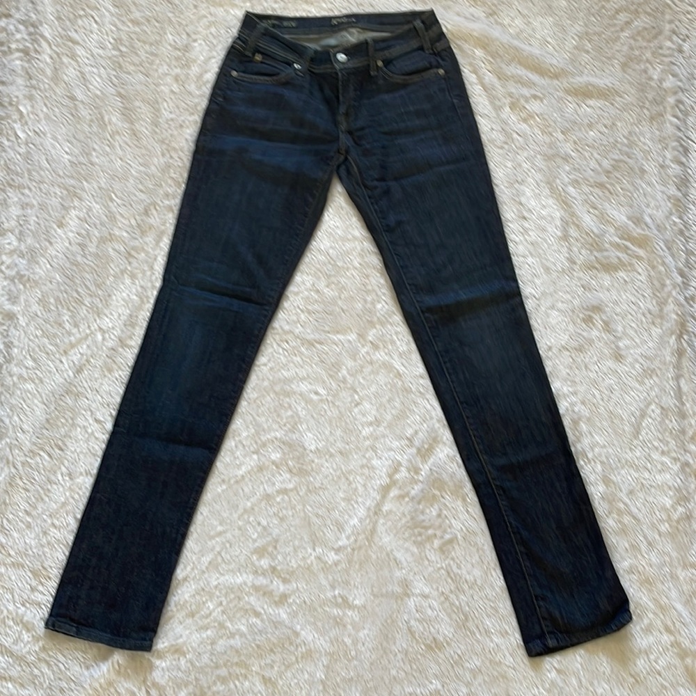 Citizens of humanity stretch low waist skinny leg jeans size 27